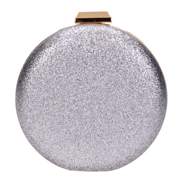 Azade τσάντακι βραδινό ασημί